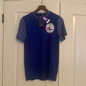 NWTs. 76ers DriFit t-shirt. Men’s Small.